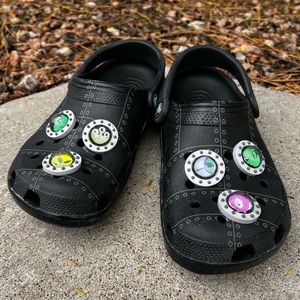 Classic Crocs x Ron English Clog J5 Alien Crocs
Area 54 Clog Sandals Water Shoes